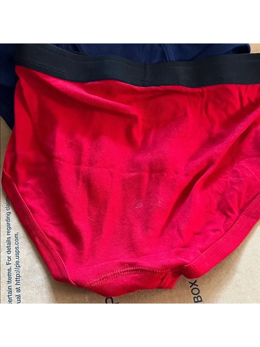New Youth Cotton Briefs - Red, Navy, Black with wide Waistband